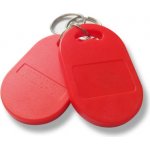 Přívěsek na klíče Hybridní RFID čip Sebury MIFARE 13,56 MHz + EM 125 kHz, červený – Zboží Dáma