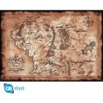 ABYstyle Maxi plakát - mapa Středozemě, Pán prstenů – Hledejceny.cz