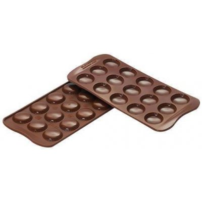 Silikonová forma na čokoládu – makronky - Silikomart – Zboží Mobilmania