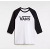 Pánské Tričko Vans triko Classic Raglan white/black 2024/25