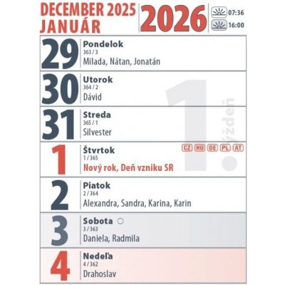 Mini stolový 2026 – Zbozi.Blesk.cz