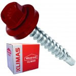 Klimas Wkret-Met RAL 3011 4,8x70mm - 200ks - Vruty farmářské střešní farba: hnědočervená – Zboží Mobilmania