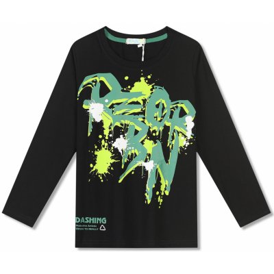 Kugo chlapecké tričko FC0358 černá – Zboží Dáma