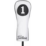 TITLEIST Leather headcover na driver bílo-černý – Zboží Mobilmania