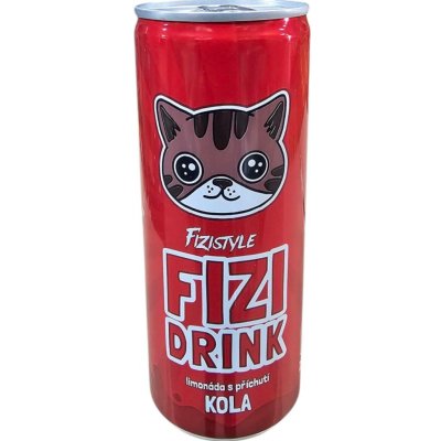 Fizistyle Fizi Drink Limonáda s příchutí cola 250 ml – Sleviste.cz