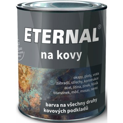 Eternal Na kovy - antikorozní barva na kov 410 - palisander, 0,7 l – Zbozi.Blesk.cz