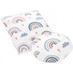 BocioLand Velký a malý nahřívací polštářek termofor s třešňovými pecičkami Duha – Zboží Dáma