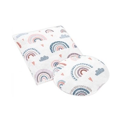 BocioLand Velký a malý nahřívací polštářek termofor s třešňovými pecičkami Duha – Zboží Dáma