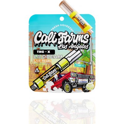 Califarms THC-X náplň 1 ml LA dream s Live resin terpeny – Zboží Dáma