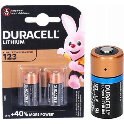 Duracell Ultra CR123A 2 ks 81476834 – Zbozi.Blesk.cz