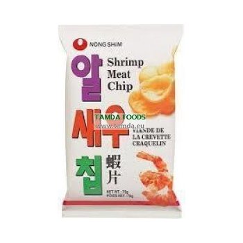 Nong Shim krevetové chipsy 75g