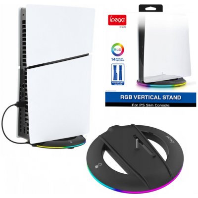 iPega P5S025S Vertikální Stojan s RGB PS5 Slim White – Zboží Živě