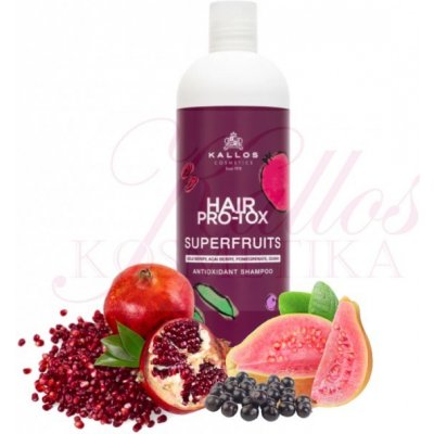 Kallos Hair Pro Tox Superfruits antioxidační šampon na vlasy 1000 ml – Zbozi.Blesk.cz