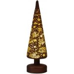 NIPEKO Dekor.jehlan černý 30cm LED – Hledejceny.cz
