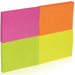 Donau Samolepicí bloček, 200 listů, 38 x 51 mm - mix neonových barev – Zboží Živě