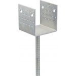 Domax Patka sloupku "U" široká Zn PSS - 101x125x100x4mm PSS 100 – Sleviste.cz