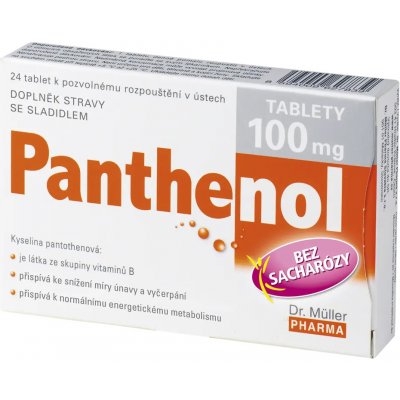 Dr.Müller Panthenol 100 mg 24 pastilek – Zbozi.Blesk.cz