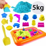 PlaySand magický tekutý písek sada plastové formičky, různé barvy 5 kg – Sleviste.cz
