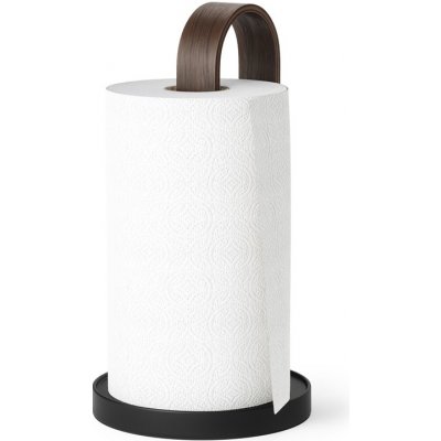 Držák na papírové utěrky Umbra BELLWOOD černý/ořech – Zboží Dáma