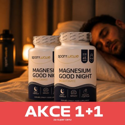Sportwave Magnesium good night bisglycinate 2 x 90 kapslí – Hledejceny.cz