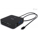 i-Tec USB-C DP Dual HDMI Docking Station with Power Delivery 100 W C31TRIPLEVIDEODPPRO – Zboží Živě