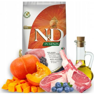 N&D Pumpkin Puppy Mini Grain Free Lamb & Blueberry 7 kg – Sleviste.cz