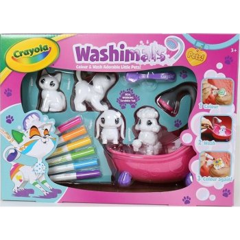 Albi Crayola zvířátka Washimals Box