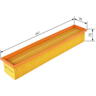 Vzduchový filtr BOSCH 1 457 433 522 – Hledejceny.cz