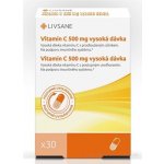 Livsane Vitamin C 500 mg vysoká dávka 30 kapslí – Hledejceny.cz