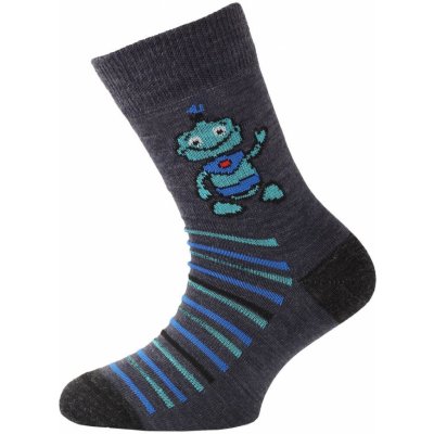 Lasting dětské merino ponožky TJB modré – Zboží Mobilmania