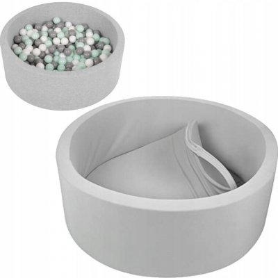 Domifito bazén s míčky 90 x 30 cm šedý – Zboží Dáma