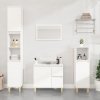 Koupelnový nábytek Nábytek XL Koupelnová skříňka bílá 30 x 30 x 100 cm kompozitní dřevo