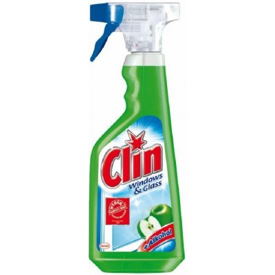 Clin čistič na okna s rozprašovačem jablko 500 ml – Zboží Dáma