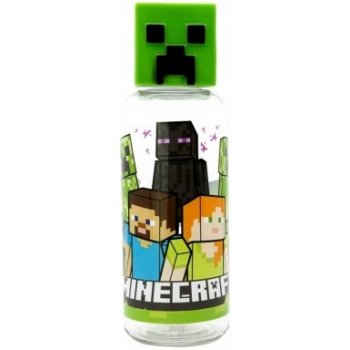 Stor Plastová 3D láhev MINECRAFT 560 ml