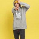 adidas Originals TREFOIL HOODIE Šedá