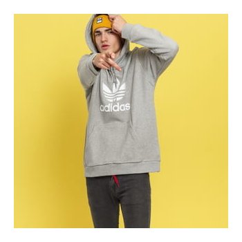 adidas Originals TREFOIL HOODIE Šedá