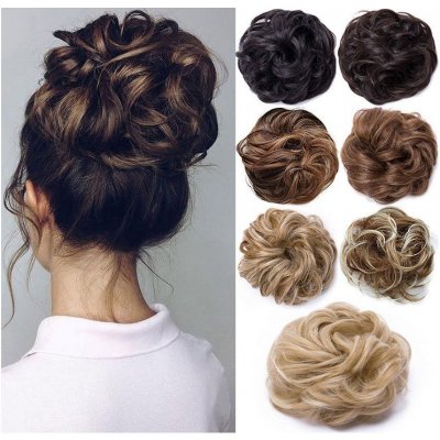 Příčesek do vlasů s gumičkou, středně popelavě hnědá – Hledejceny.cz