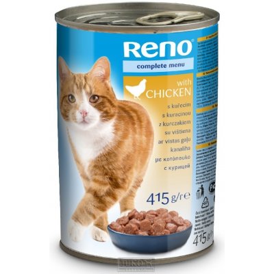 Reno Cat Kousky kuře 415 g