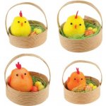 Kuřátka v košíčku 5cm 2ks 2 druhy – Hledejceny.cz