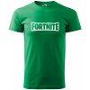 Pánské Tričko Sablio tričko s potiskem Fortnite zelené