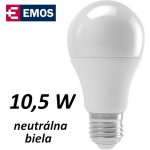 Emos LED žárovka Classic A60 10,5W E27 neutrální bílá – Zboží Mobilmania