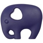 Ideal silikon kousátko slon fialově černá 70 x 80 mm – Zbozi.Blesk.cz