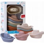 Bocioland Lodě k Přelévání Vody 6ks. BL034 pastelové – Sleviste.cz