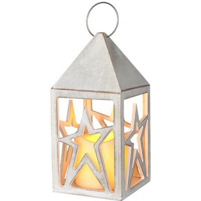 Solight L0917 dřevěná lucerna s LED svíčkou 2x AA – Hledejceny.cz