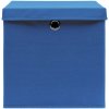 Úložný box Zahrada XL Úložné boxy s víky 4 ks 28 x 28 x 28 cm modré