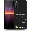 Pouzdro a kryt na mobilní telefon Sony Pouzdro Picasee silikonové Sony Xperia 10 II - Kazma - MŮŽETE DOKÁZAT, CO BUDETE CHTÍT černé