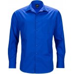 James & Nicholson pánská košile s dlouhým rukávem JN642 královská modrá – Zboží Mobilmania