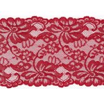 Elastická krajka, 150mm - červená – Hledejceny.cz