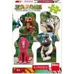 Dino Zafari 4 x 54 dílků – Zboží Dáma