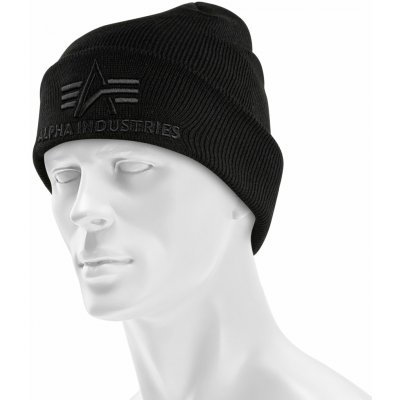Čepice Alpha Industries 3D Beanie Black – Hledejceny.cz